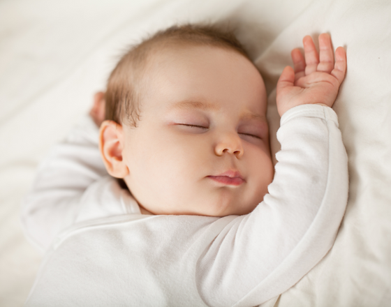 Baby sleeping image